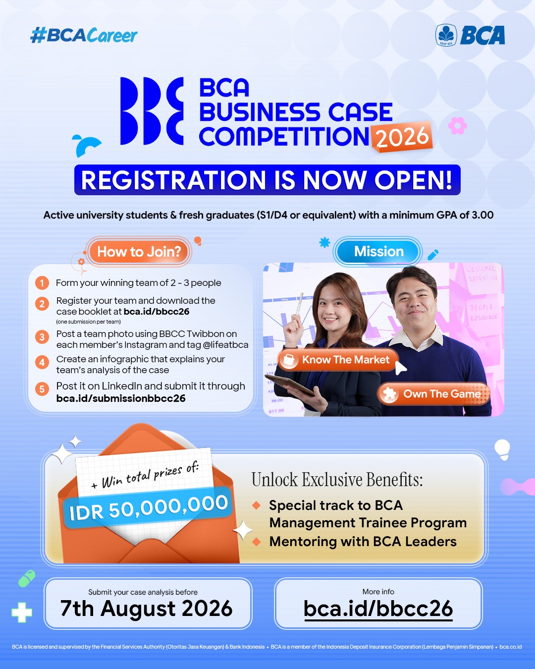 Info Kompetisi Bisnis - BCA Business Case Competition (BBCC) 2026