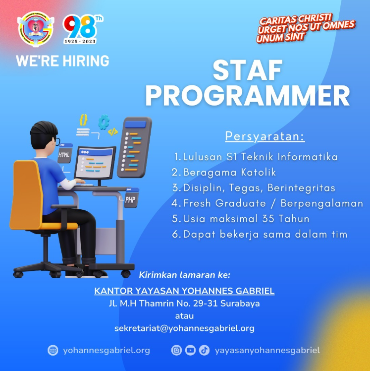 Lowongan Kerja Staf Programmer