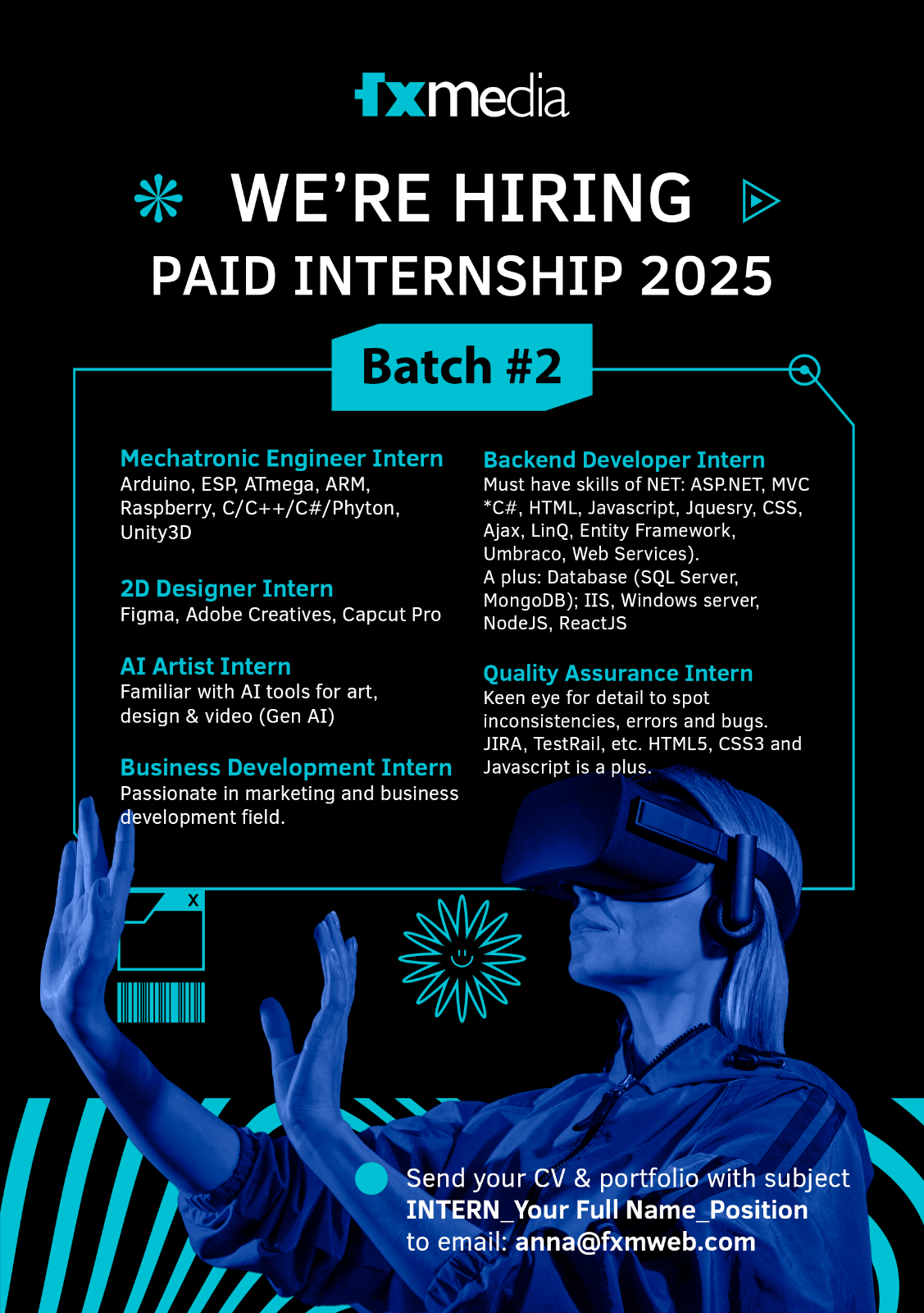 Lowongan Pekerjaan Semester Gasal 2025-2026 - FXMedia