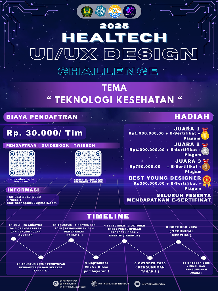 Competition - Healtech UI UX Design Challenge 2025