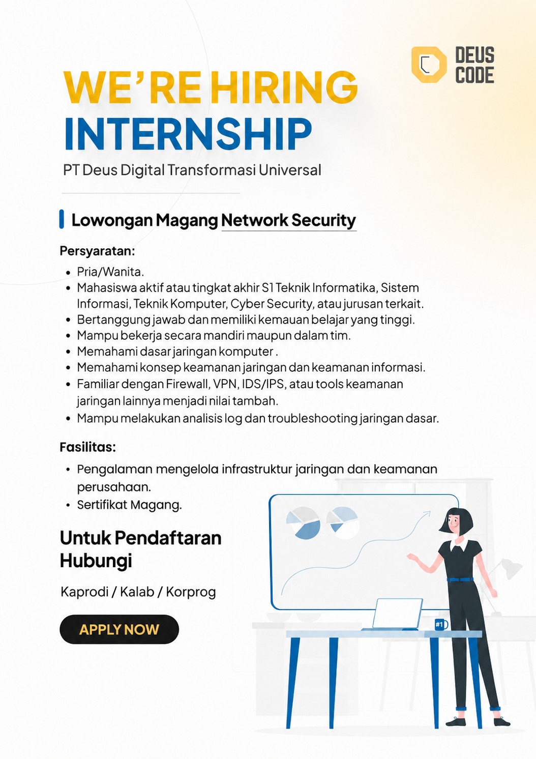 Internship Program (Gasal 26 - 27) - PT Deus Digital Transformasi Universal (Network Security)