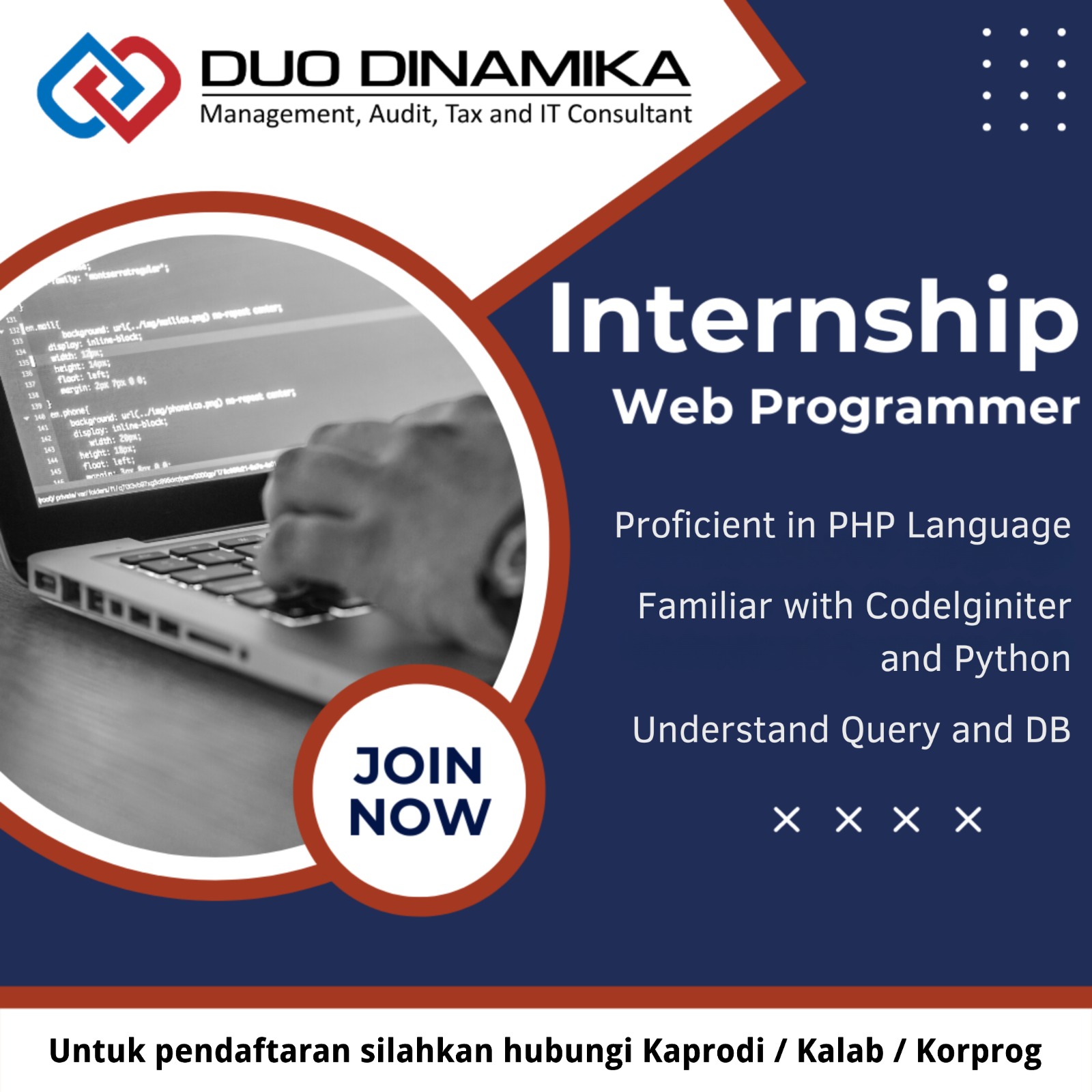 Internship Program - Web Programmer
