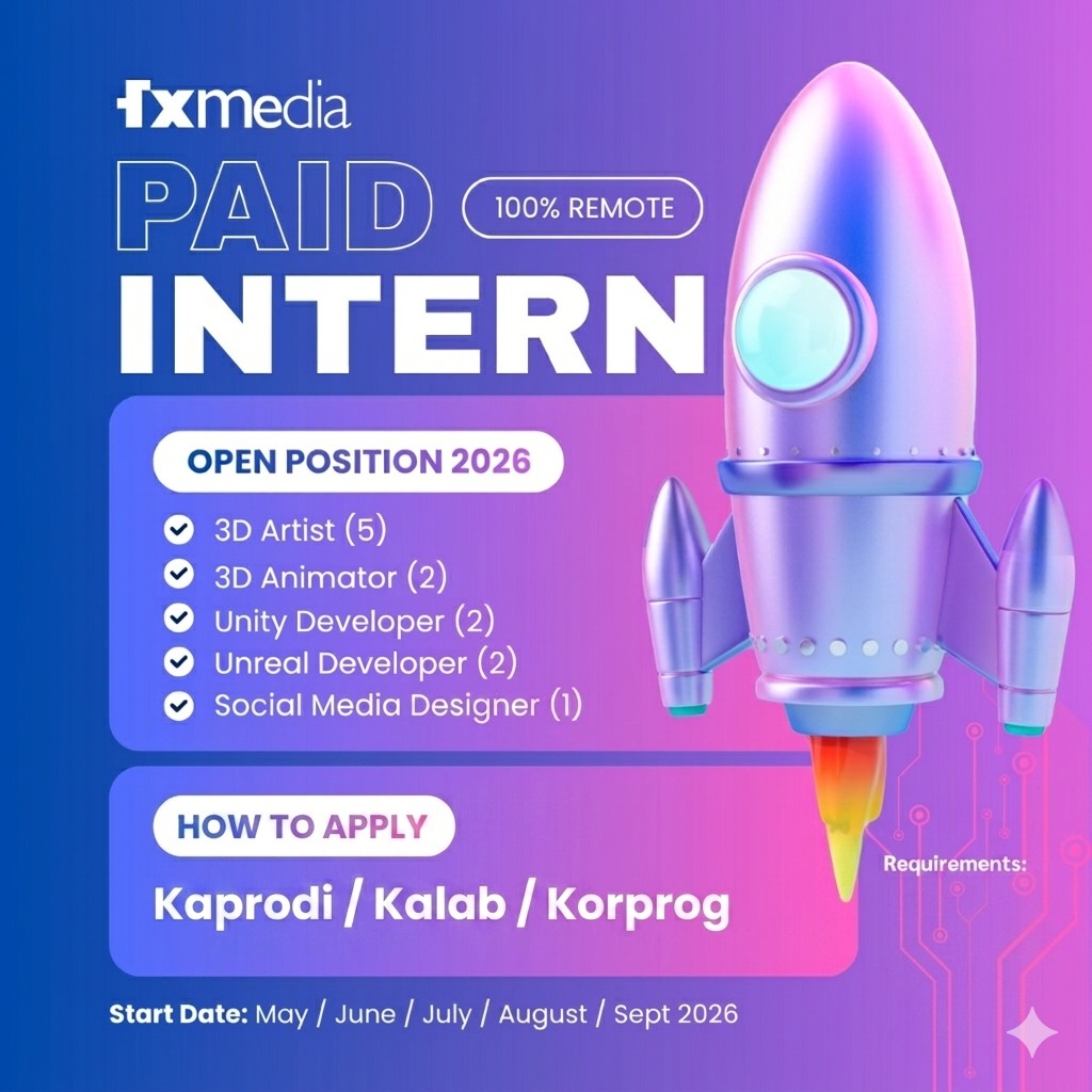Internship Program (Gasal 26 - 27) - FXMedia Pte, Ltd