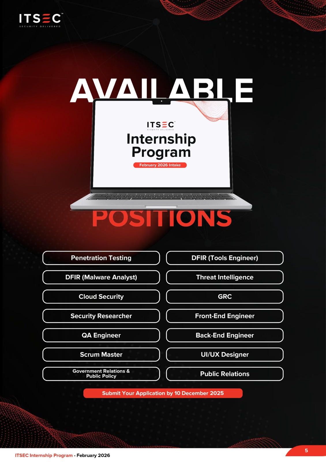 Internship Program (Genap 25-26) - ITSEC