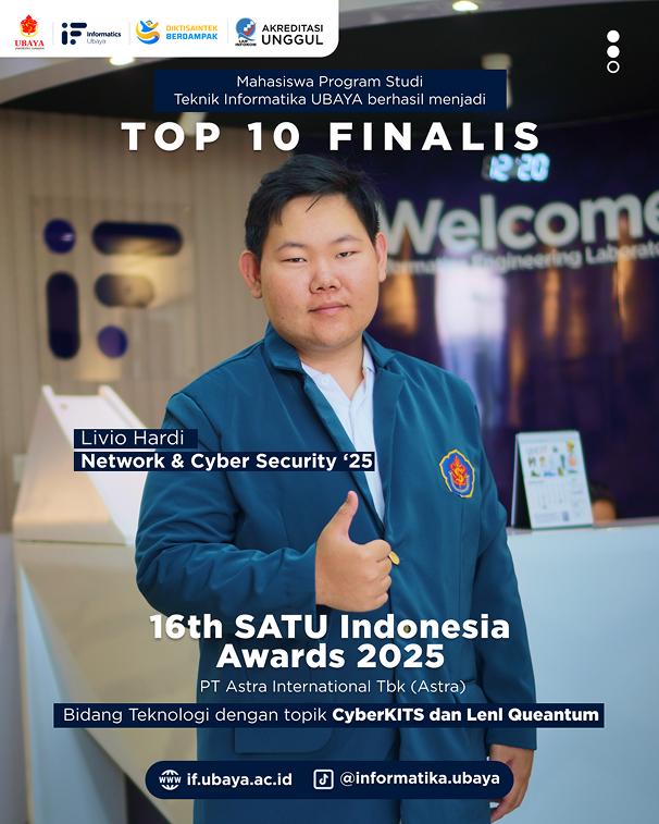 Mahasiswa Teknik Informatika Raih Top 10 Finalis SATU Indonesia Awards 2025