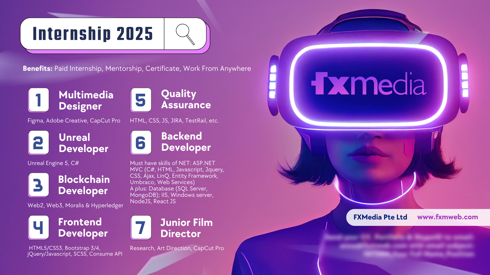 Internship 2025 – Peluang Karier Bersama FXMedia!