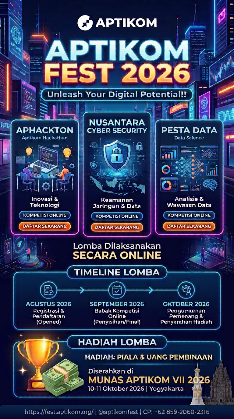 Info Kompetisi Nasional - APTIKOM FEST 2026
