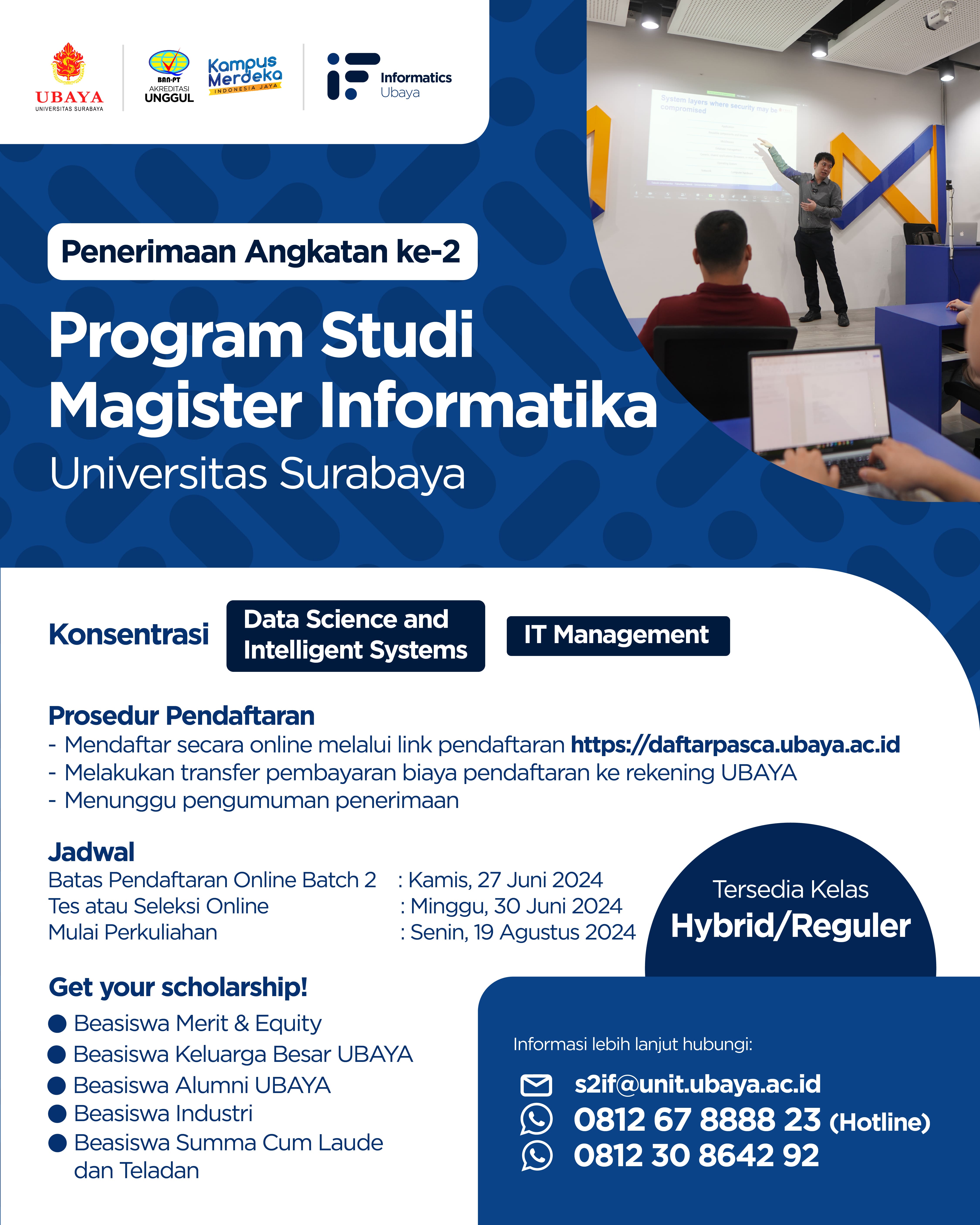 Penerimaan Program Studi Magister Informatika